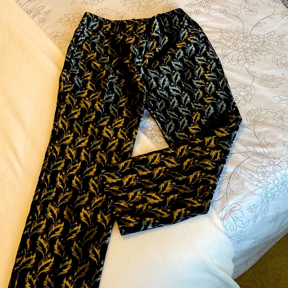 Ann Taylor jaquard pants Sz2